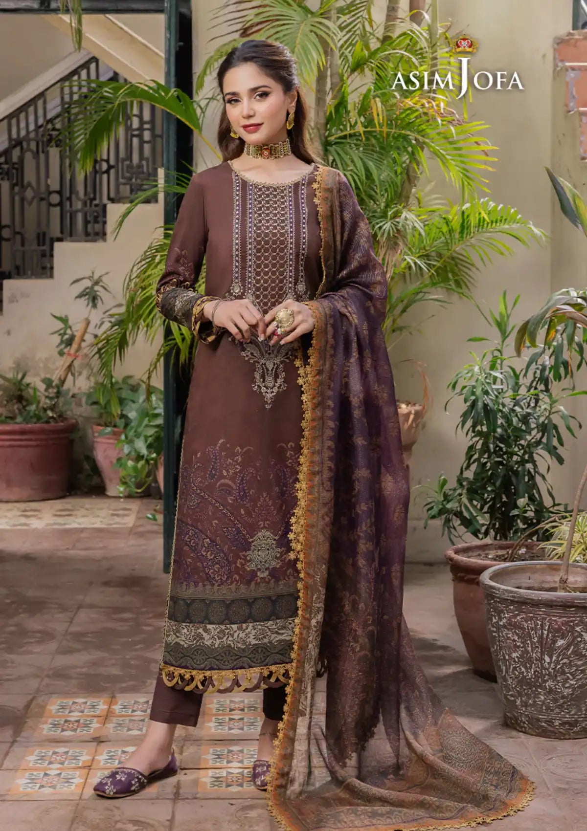 Asim Jofa Rania Pre-Winter'23 AJRW-21 - Mohsin Saeed Fabrics