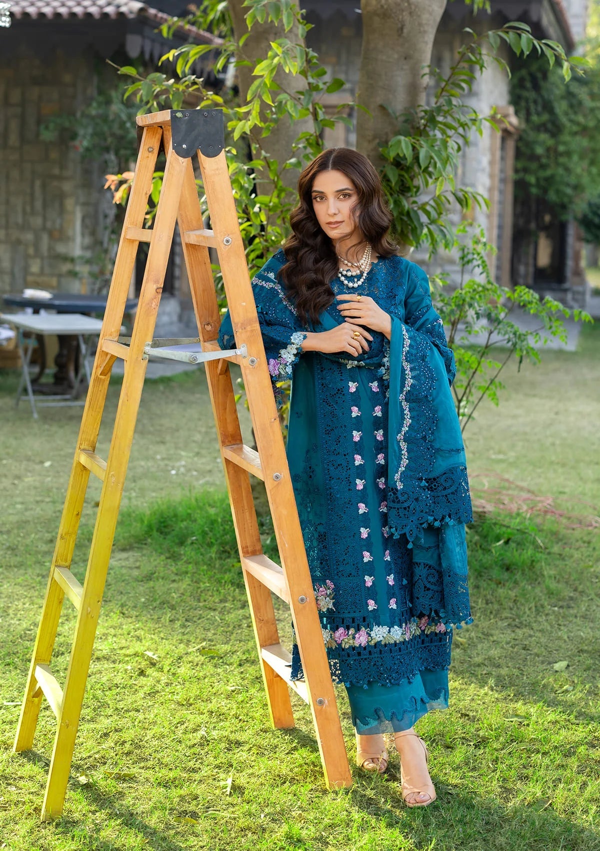 Elaf Luxury Lawn'26 ELY-06 SAPPHIRE
