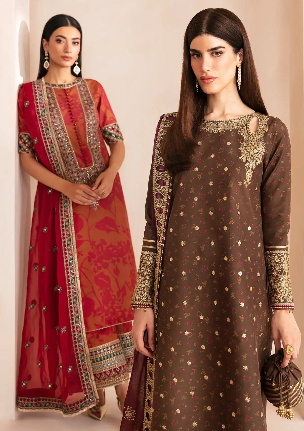 Jazmin Emb Raw Silk'25 UR-7043