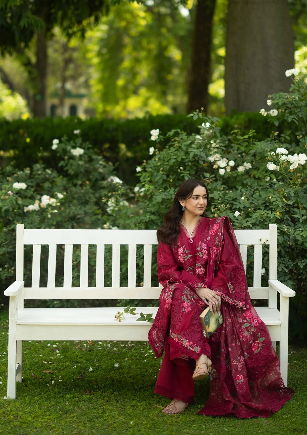 Elaf Luxury Lawn Vol-2'26 ELQ-4A FALLING PETALS