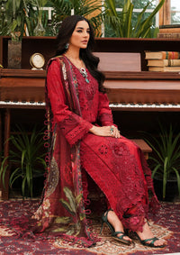 Kahf Luxury Lawn'24 KLE-04 Valentino - Mohsin Saeed Fabrics