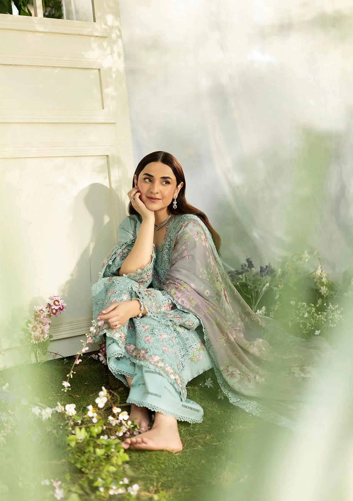 Elaf Luxury Lawn Vol-2'26 ELQ-6B MINT STORY