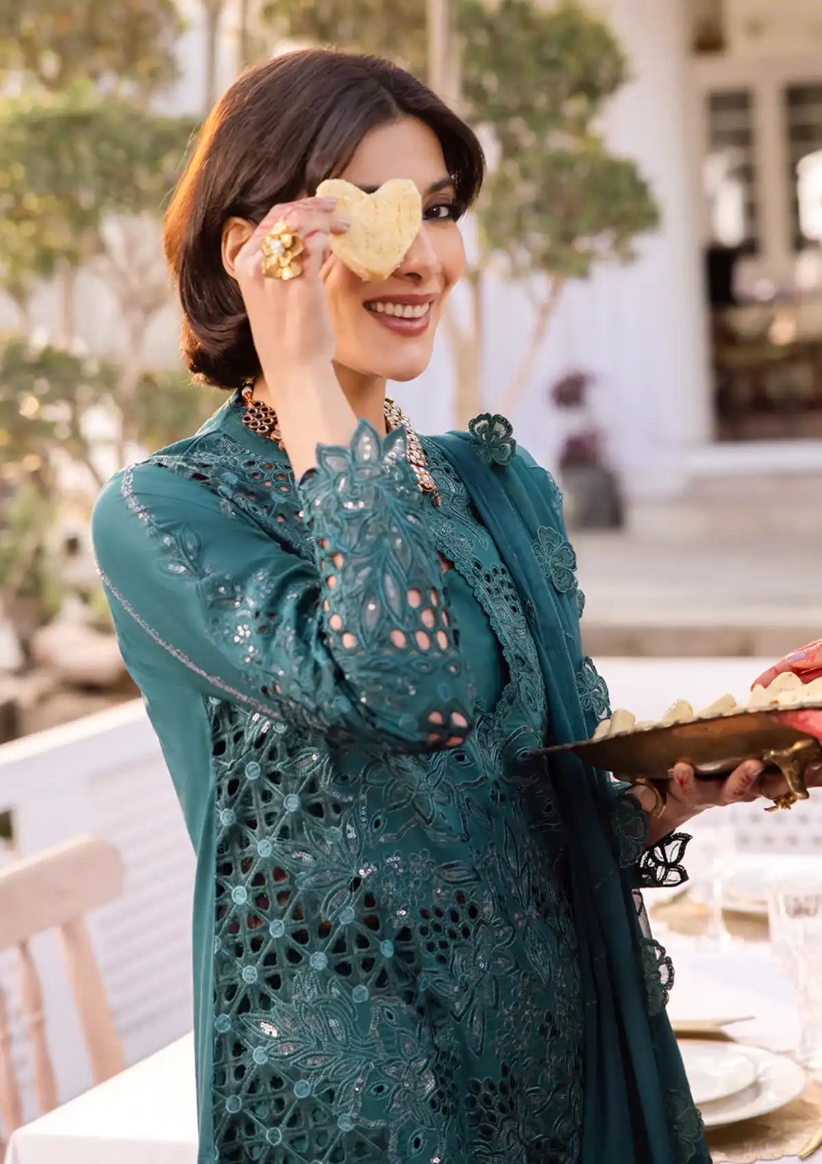 Iznik Nani Ka Ghar Eid Lawn'24 NKG-07 - Mohsin Saeed Fabrics