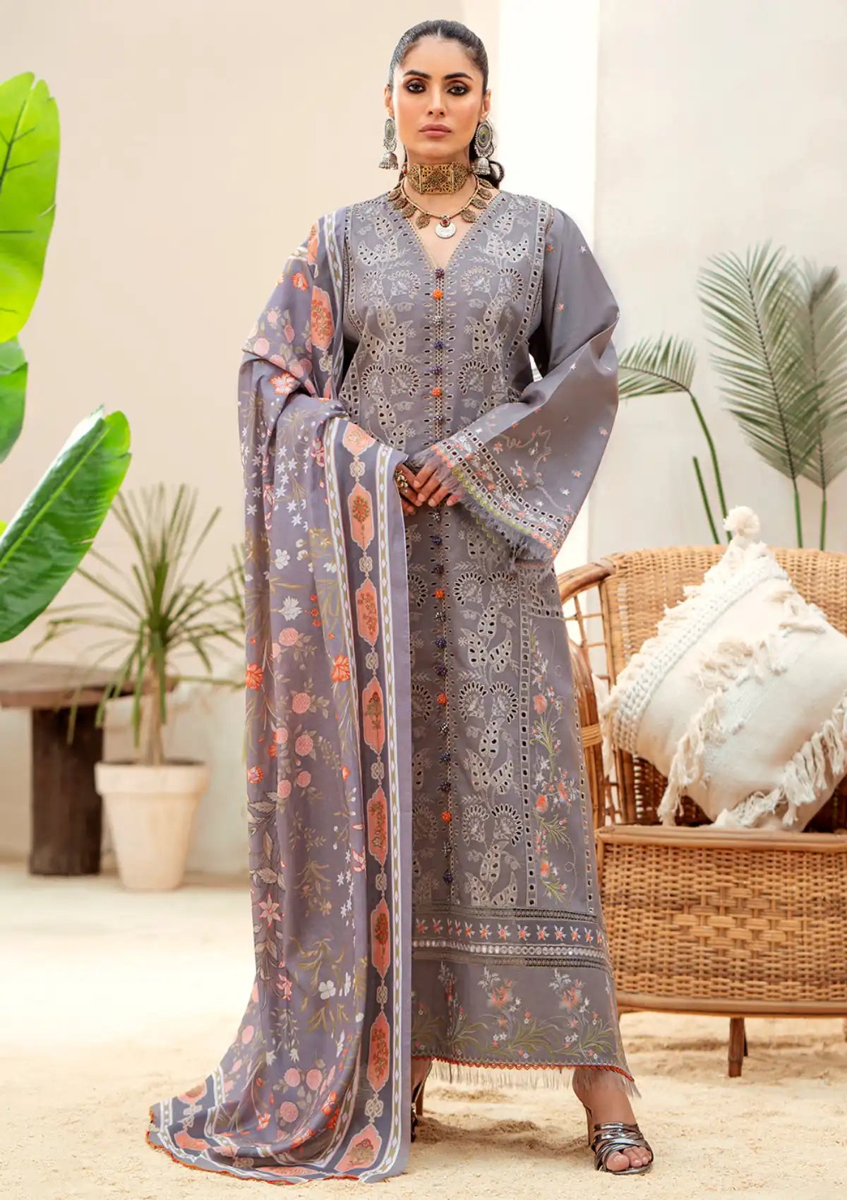 Esha Eshaal Spring Summer'23 D-913-A - Mohsin Saeed Fabrics