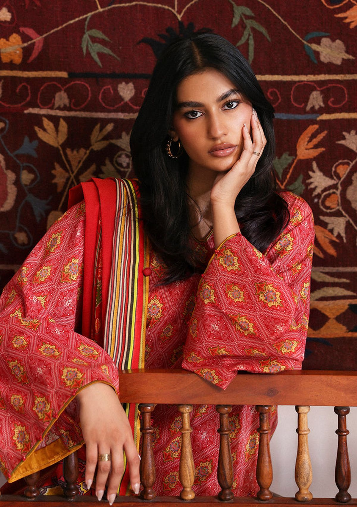 Zaha Amaya Printed Lawn'26 APL-07 MEHR