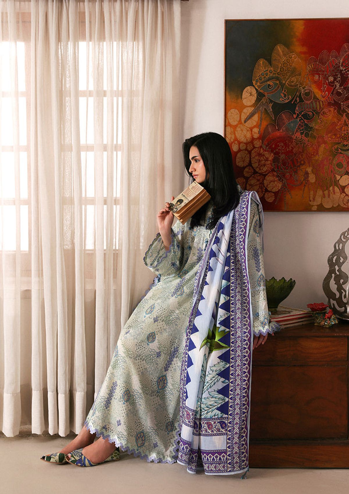 Zaha Amaya Printed Lawn'26 APL-06 LILIA