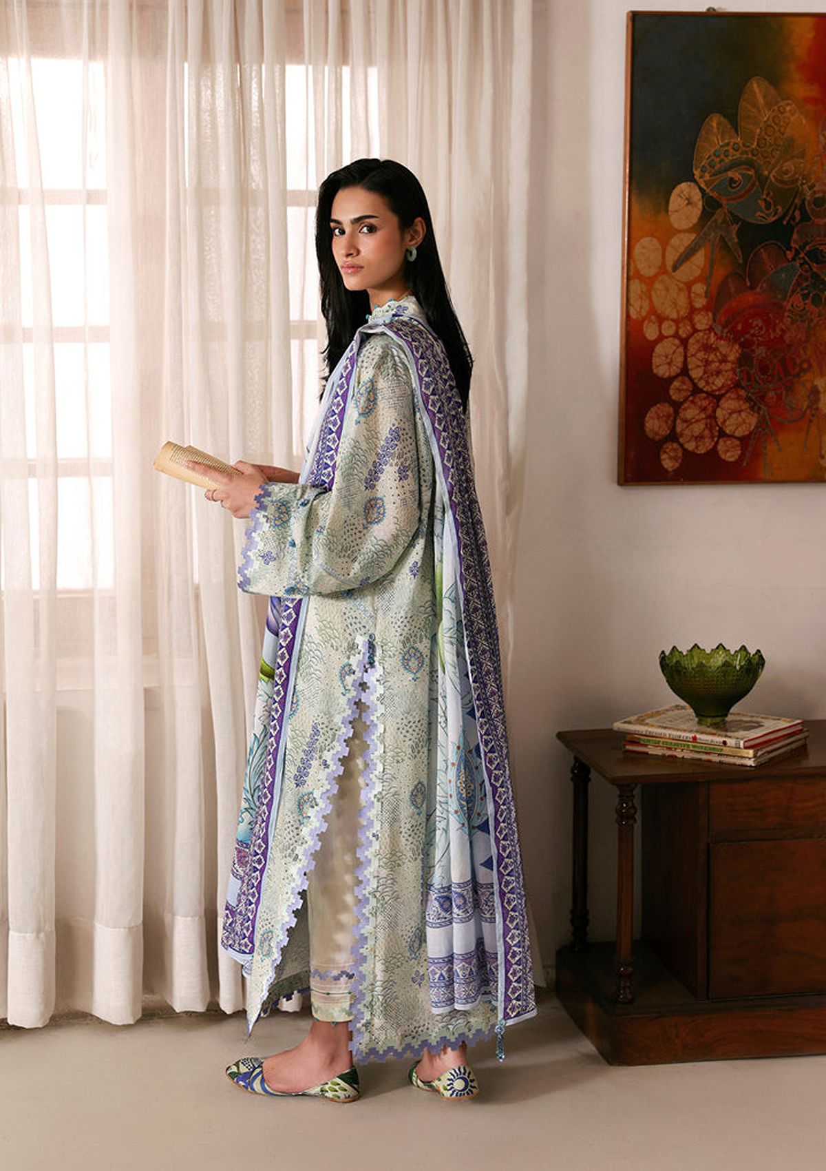 Zaha Amaya Printed Lawn'26 APL-06 LILIA