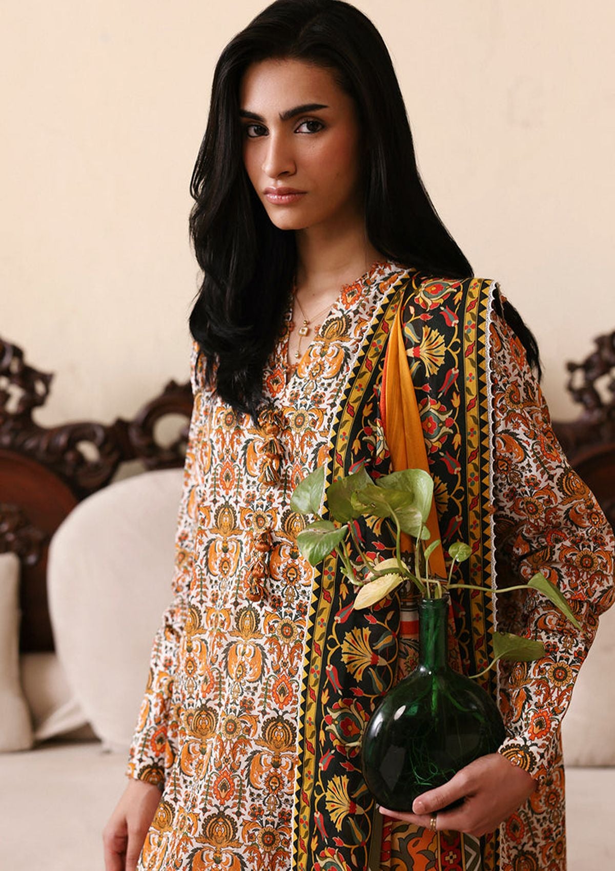 Zaha Amaya Printed Lawn'26 APL-05 SAHAR