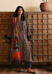 Zaha Amaya Printed Lawn'26 APL-08 VEDA