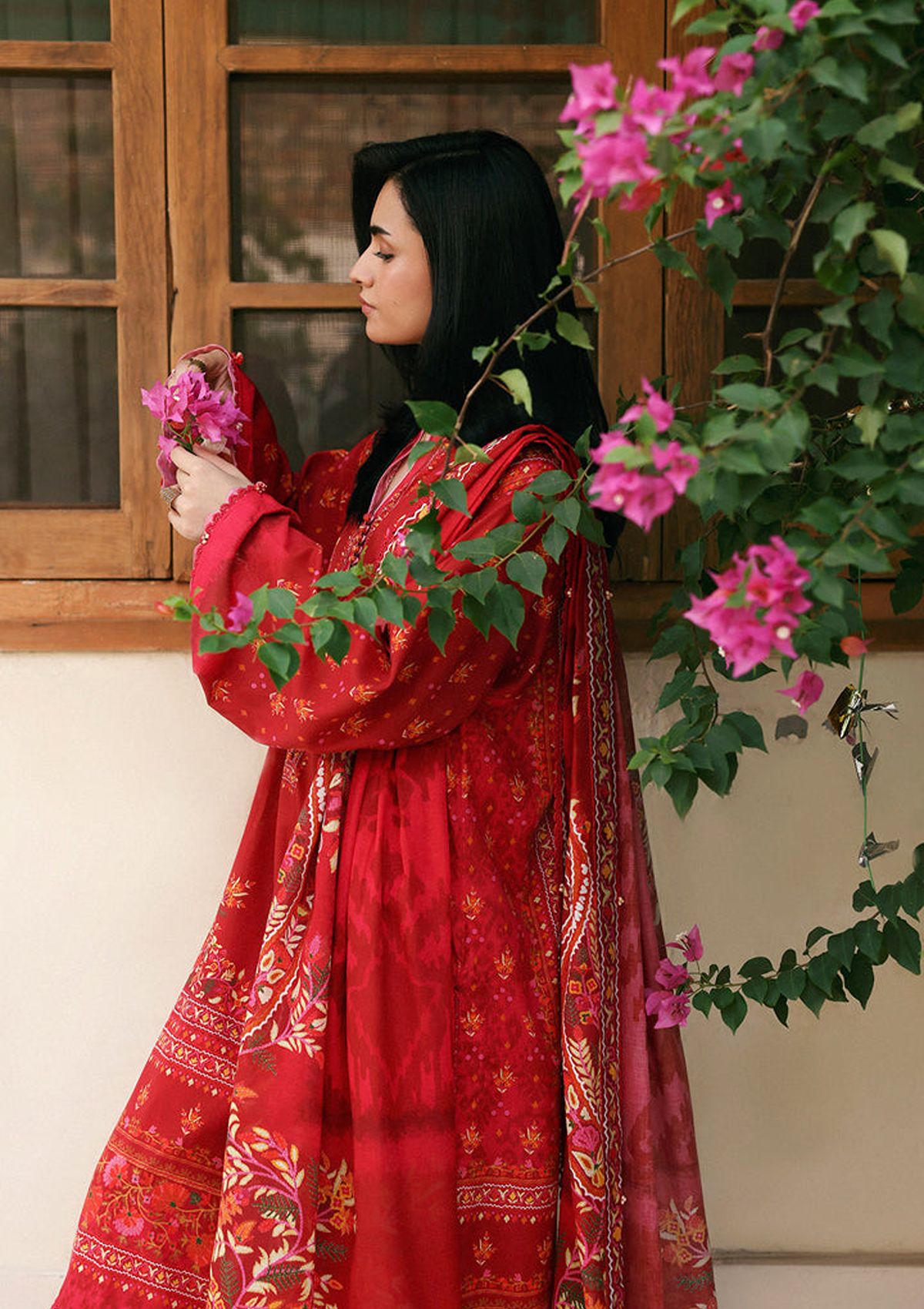 Zaha Amaya Printed Lawn'26 APL-04 ROSA