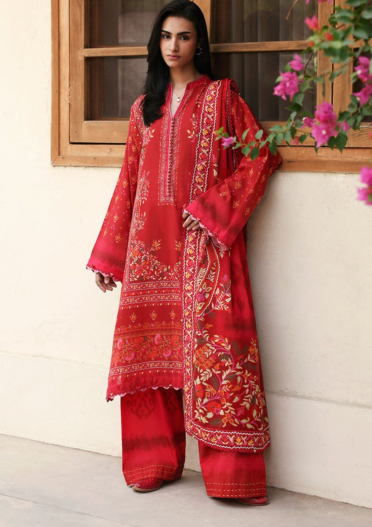 Zaha Amaya Printed Lawn'26 APL-07 MEHR