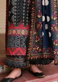 Zaha Amaya Printed Lawn'26 APL-03 NOIRA