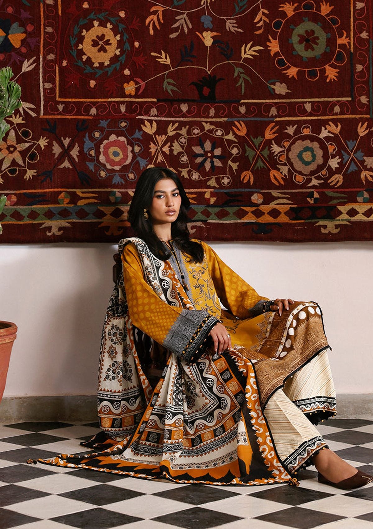 Zaha Amaya Printed Lawn'26 APL-02 ZIVA