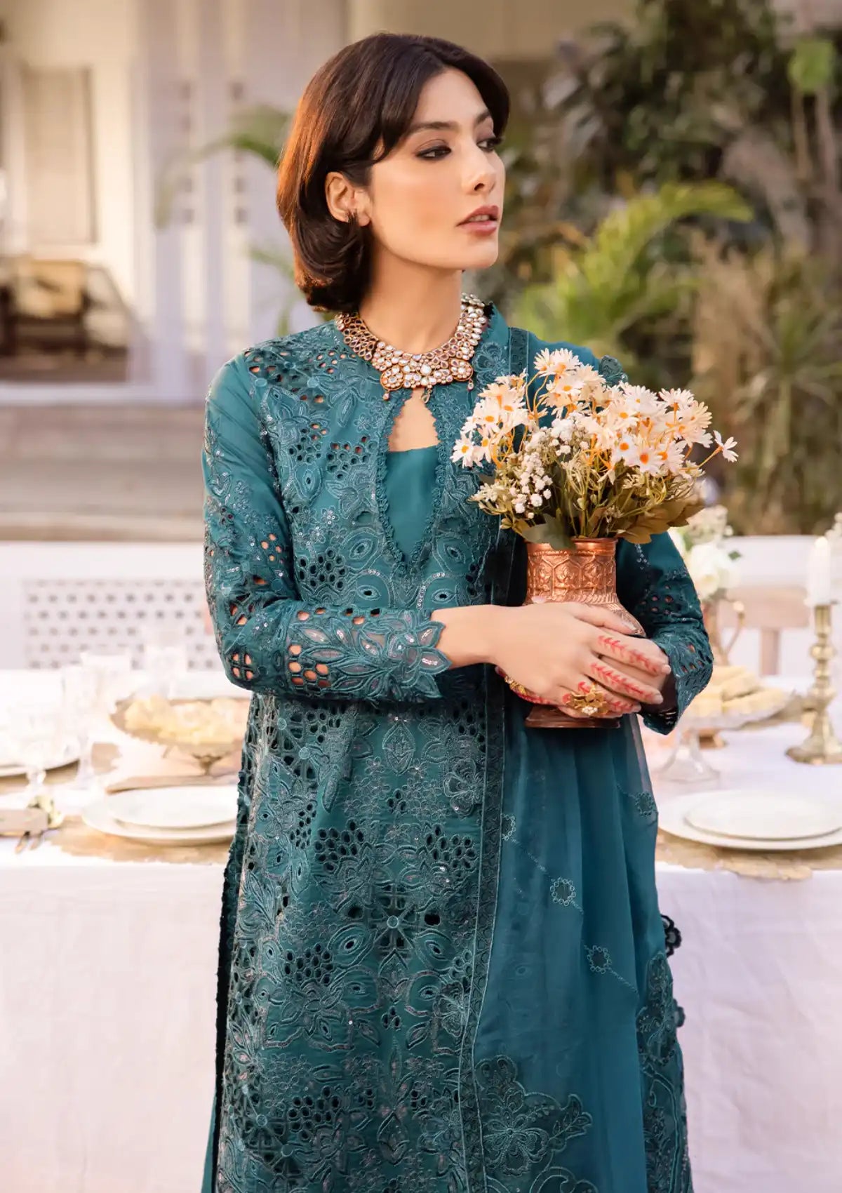 Iznik Nani Ka Ghar Eid Lawn'24 NKG-07 - Mohsin Saeed Fabrics