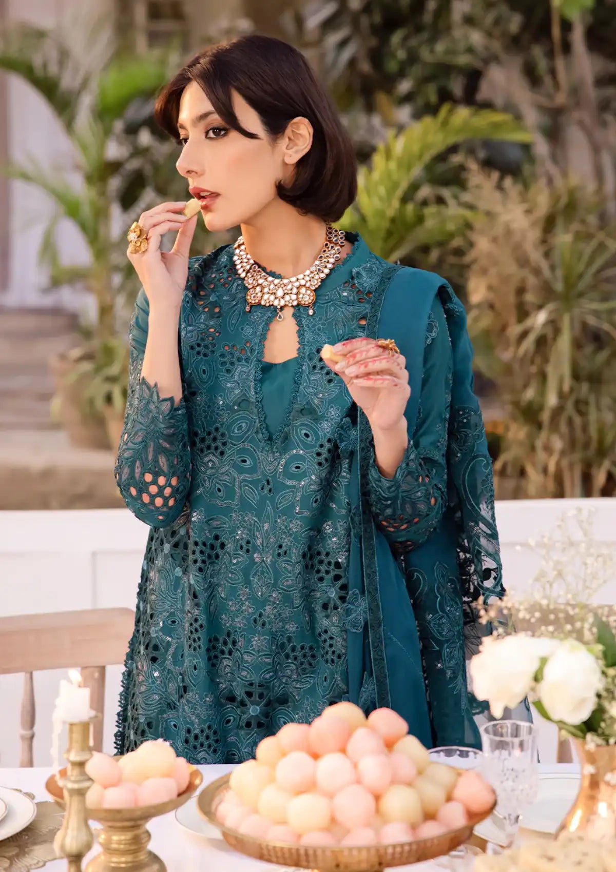 Iznik Nani Ka Ghar Eid Lawn'24 NKG-07 - Mohsin Saeed Fabrics