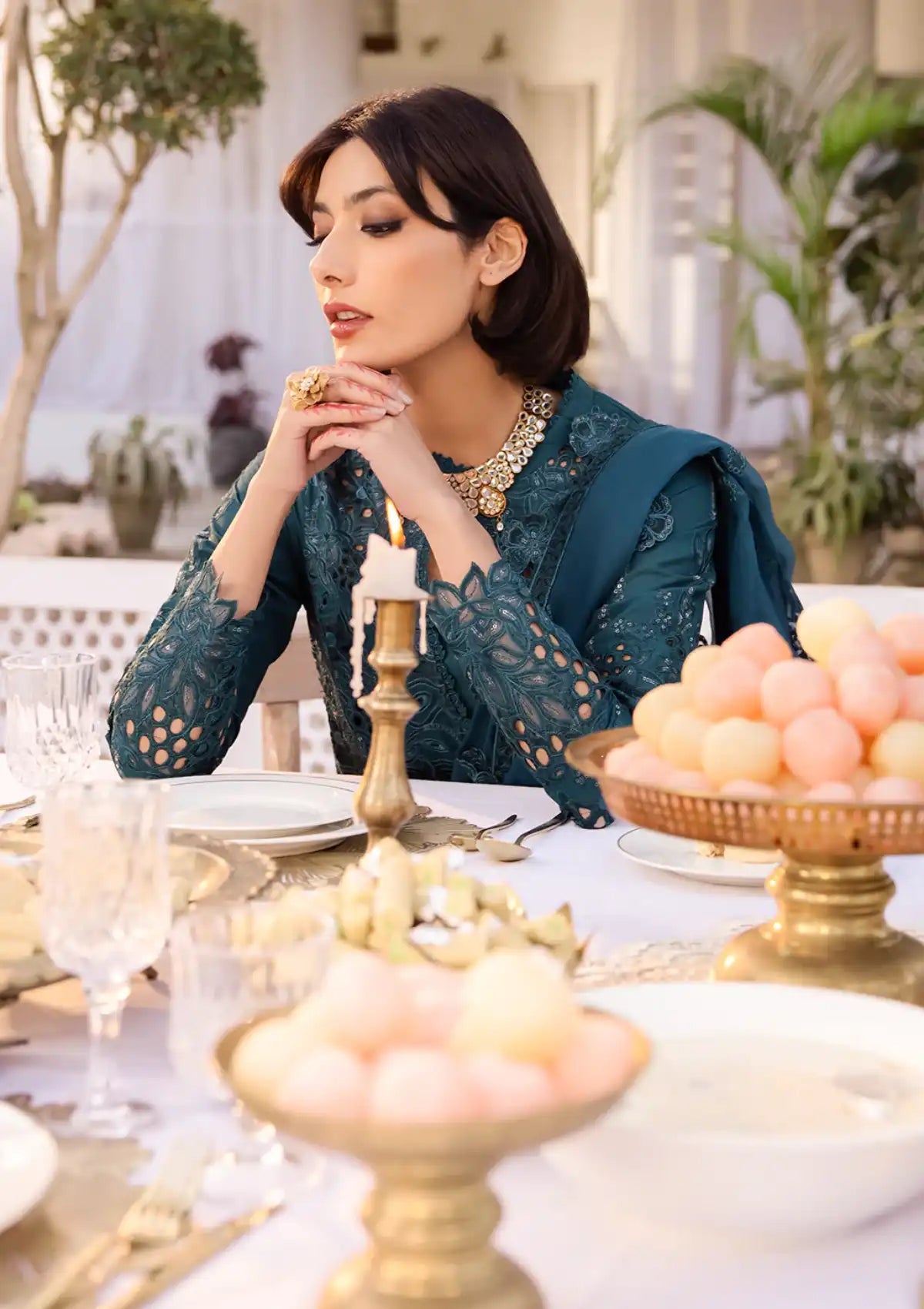 Iznik Nani Ka Ghar Eid Lawn'24 NKG-07 - Mohsin Saeed Fabrics
