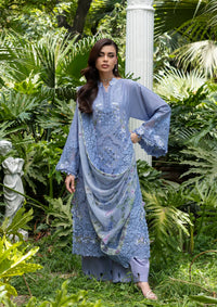 Elaf Luxury Lawn Vol-2'26 ELQ-2B LAVENDER LUXE