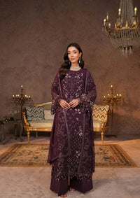 Lavish Zebaish Luxury Chiffon'24 D-03 SANGRIA