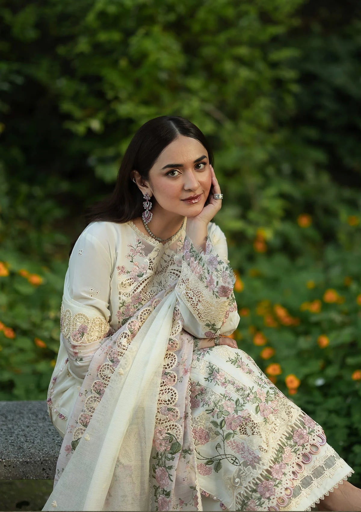 Elaf Luxury Lawn Vol-2'26 ELQ-7B SWEET TALK