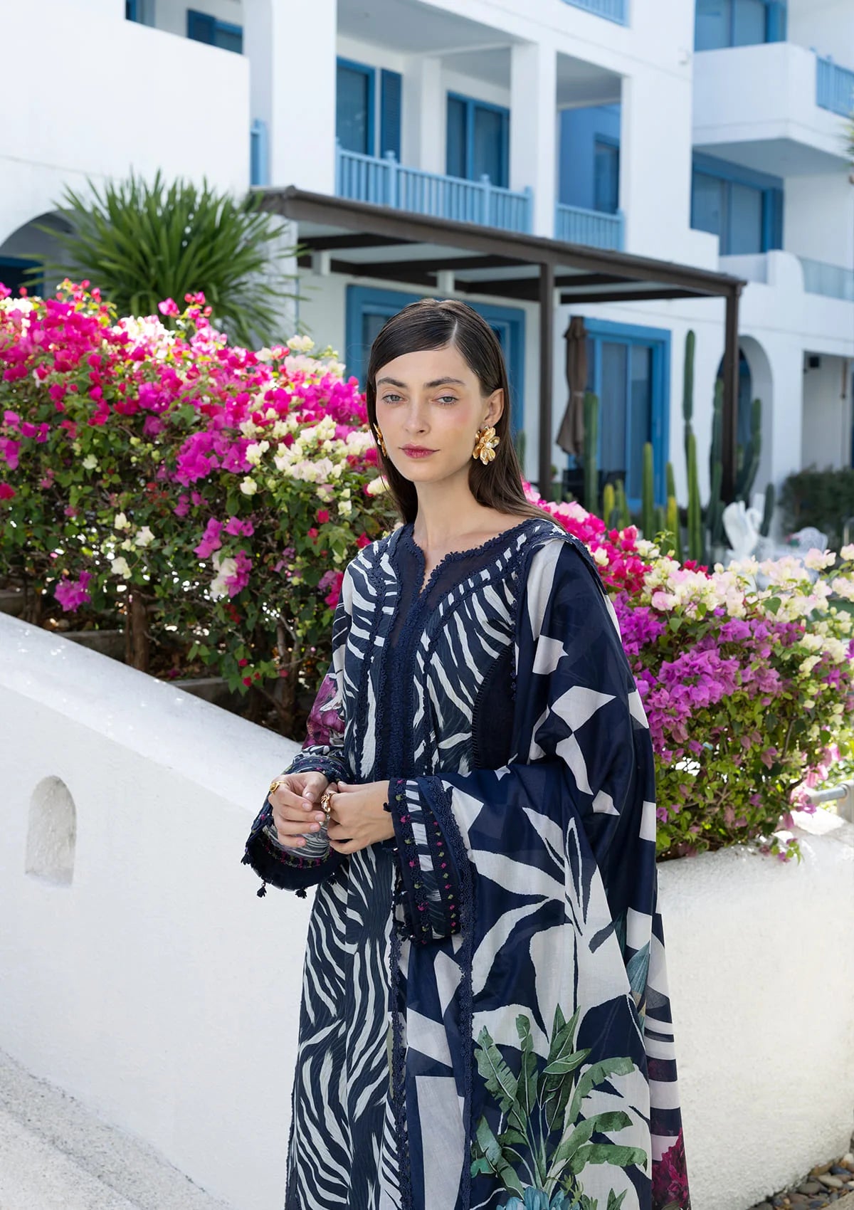 Elaf Santorini Prints Vol-1'26 EPN-3A STARRY NIGHT