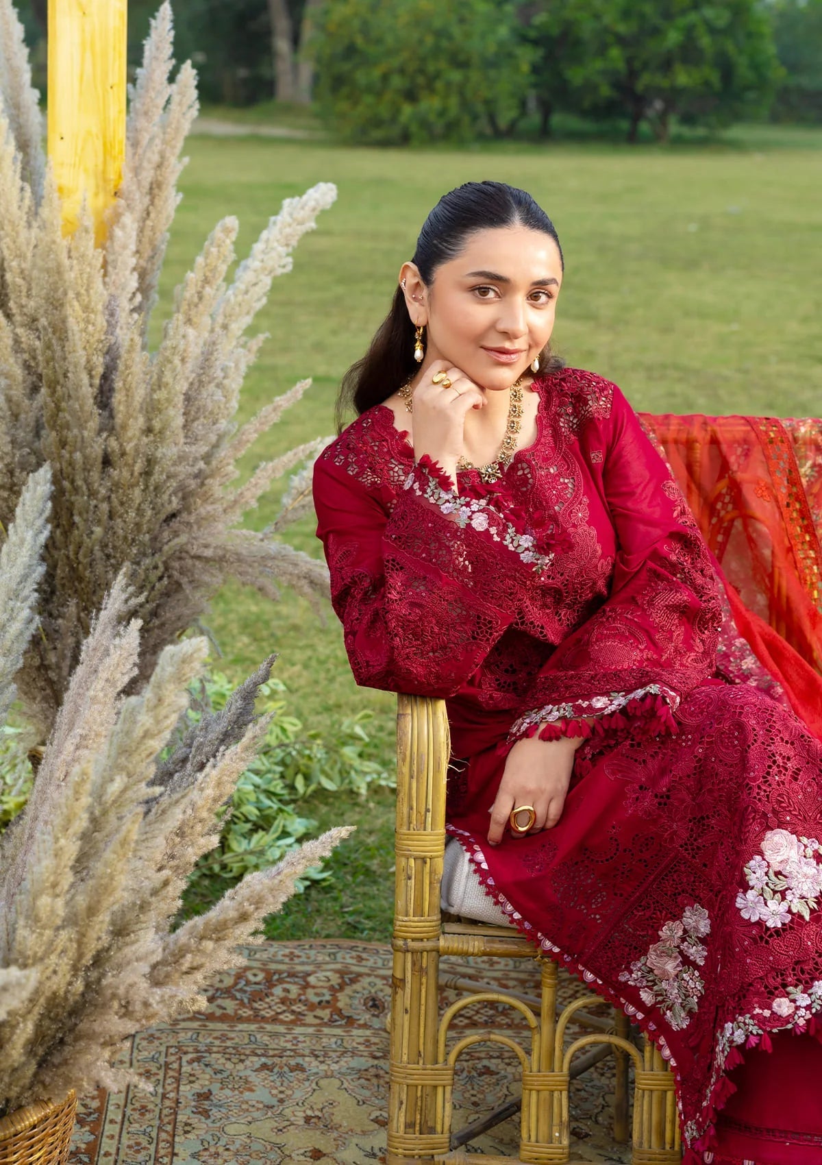 Elaf Luxury Lawn'26 ELY-10 CHERIE LADY