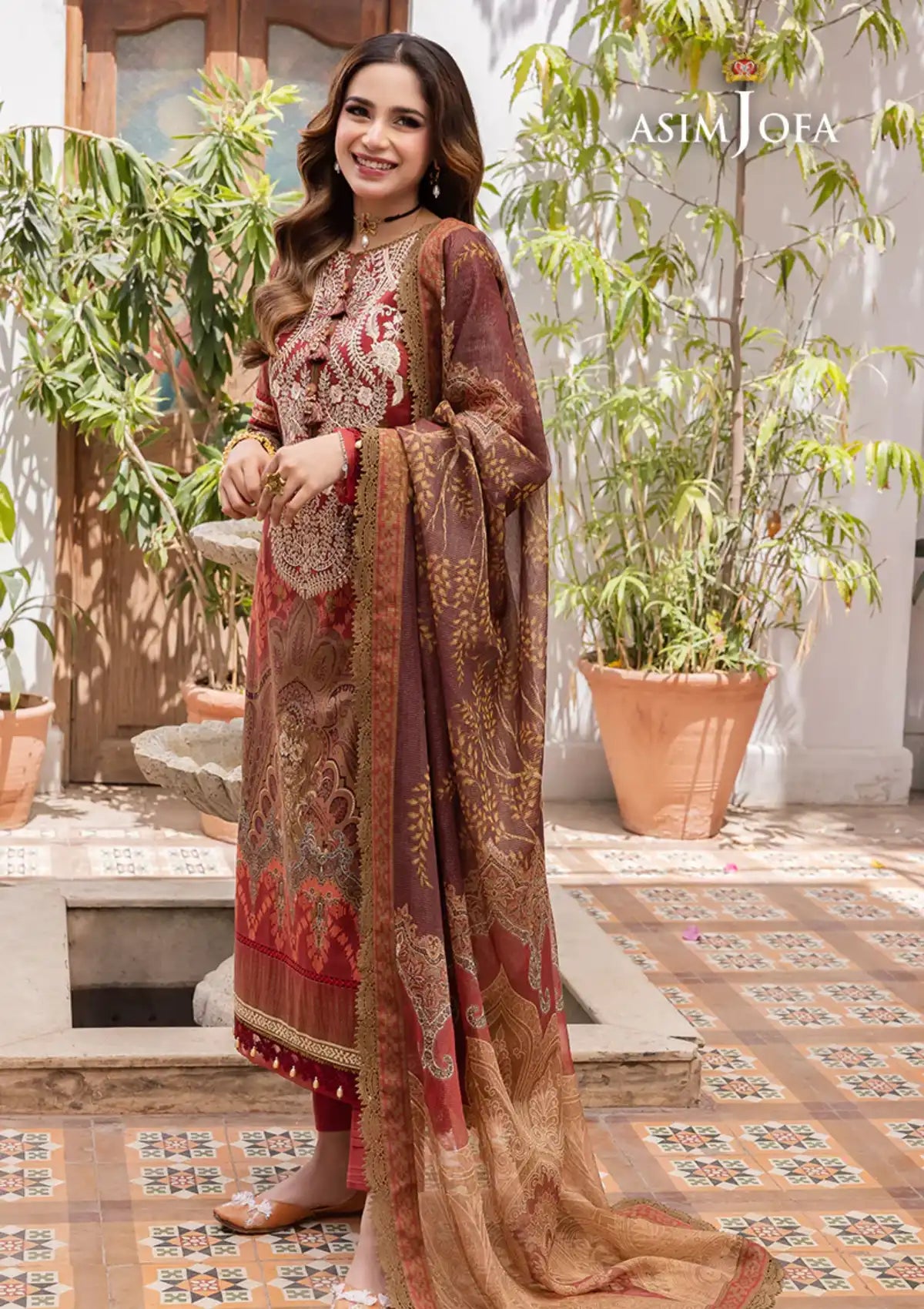 Asim Jofa Rania Pre-Winter'23 AJRW-01 - Mohsin Saeed Fabrics
