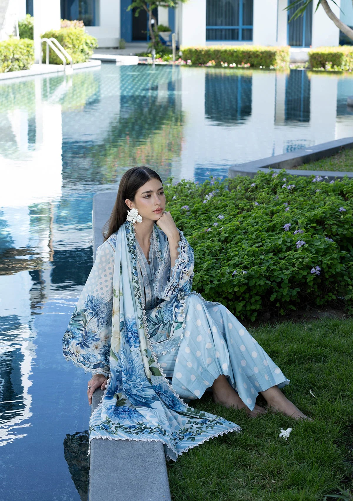 Elaf Santorini Prints Vol-1'26 EPN-1A OCEAN PETALS