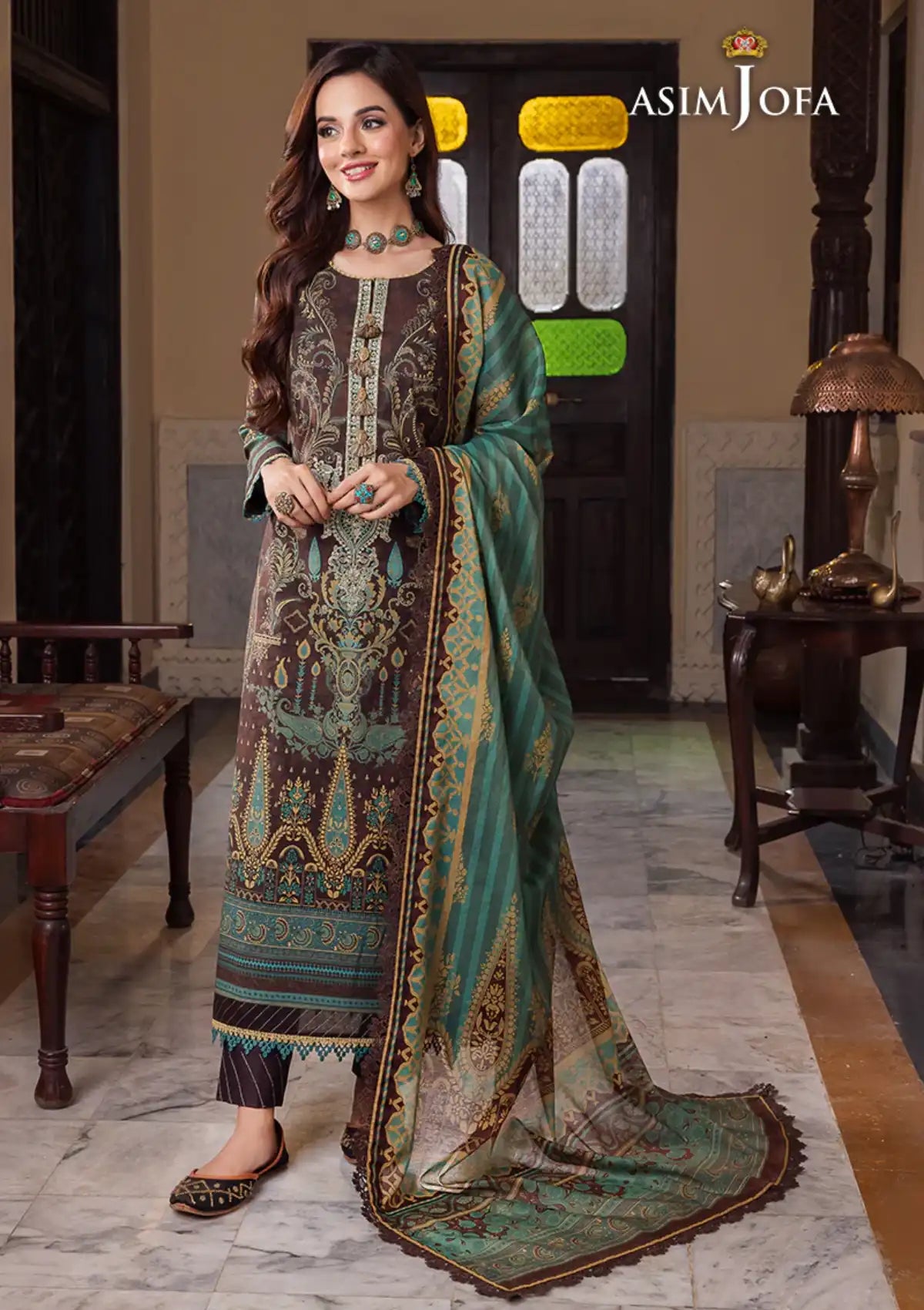 Asim Jofa Rania Pre-Winter'23 AJRW-09 - Mohsin Saeed Fabrics