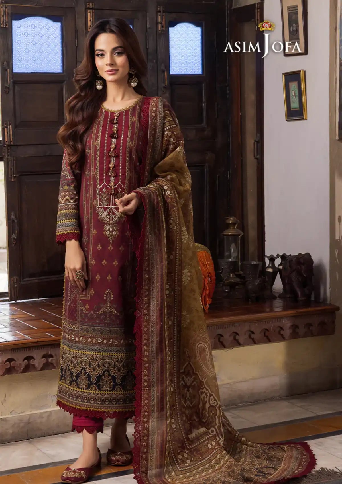 Asim Jofa Rania Pre-Winter'23 AJRW-11 - Mohsin Saeed Fabrics
