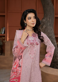 Waresha Noore Luxe Lawn'26 NL-01 Mehrunisa Bloom