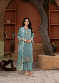 Waresha Noore Luxe Lawn'26 NL-02 Roshan Ara