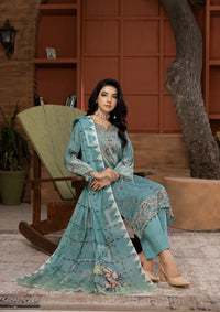 Waresha Noore Luxe Lawn'26 NL-02 Roshan Ara