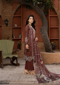 Waresha Noore Luxe Lawn'26 NL-03 Mah-e-Noor