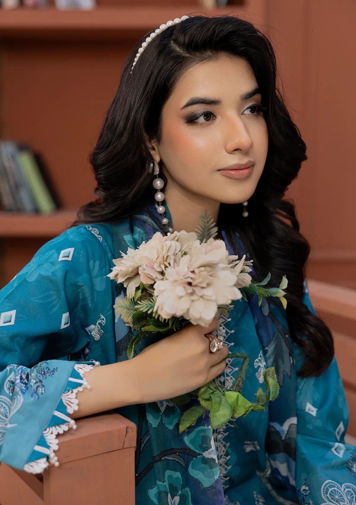 Waresha Noore Luxe Lawn'26 NL-04 Sahar Elan