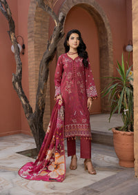 Waresha Noore Luxe Lawn'26 NL-07 Zarminay Luxe