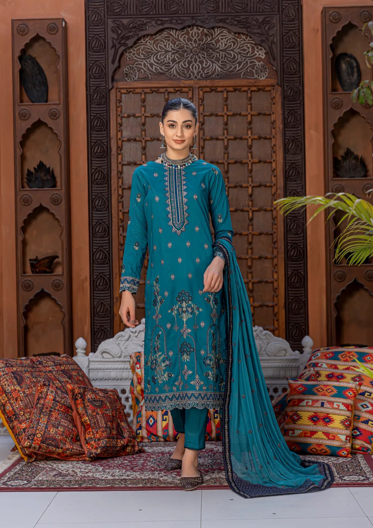 Waresha Lush Essence Lawn'26 LE-03 TURQUOISE GRACE