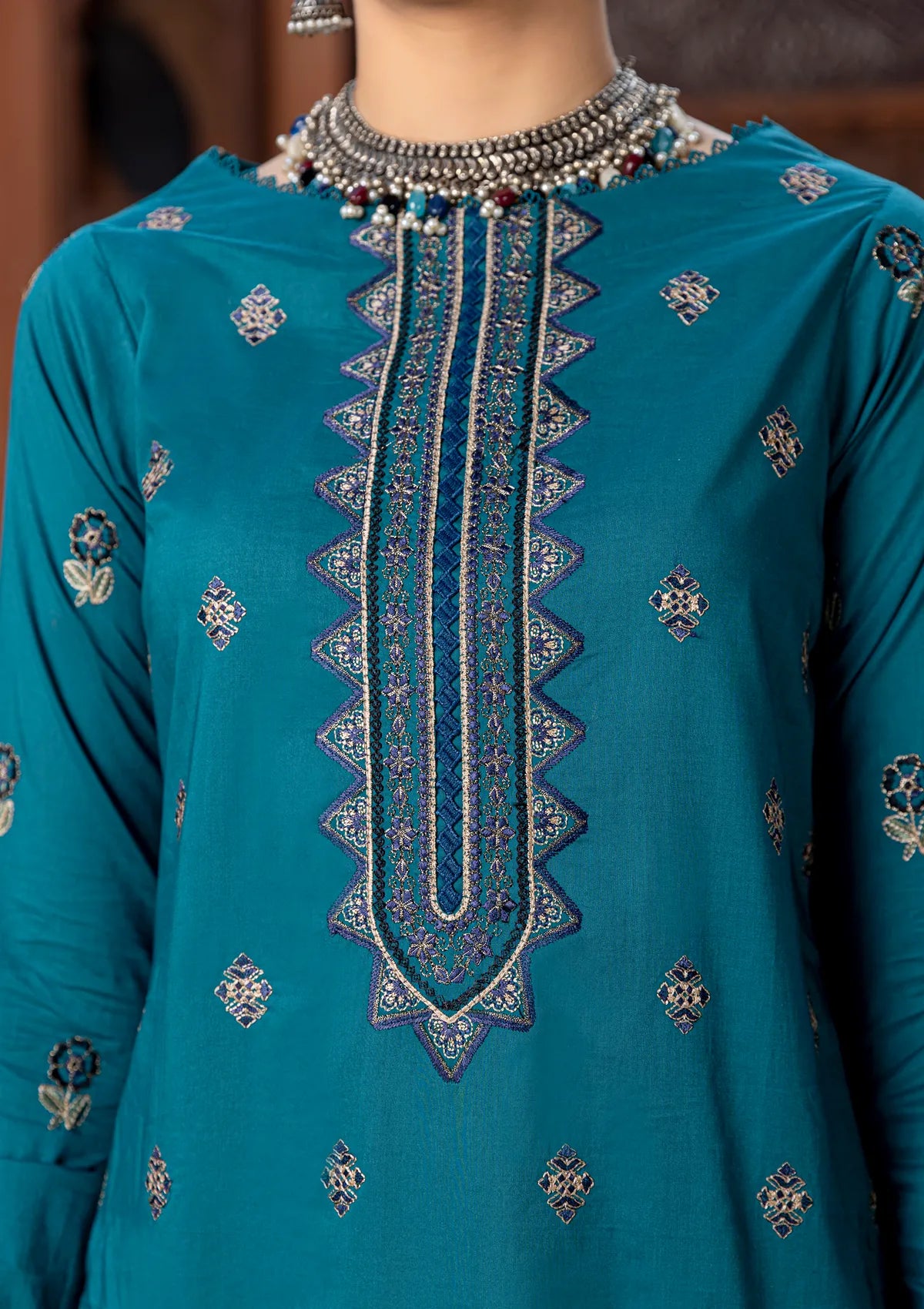 Waresha Lush Essence Lawn'26 LE-03 TURQUOISE GRACE