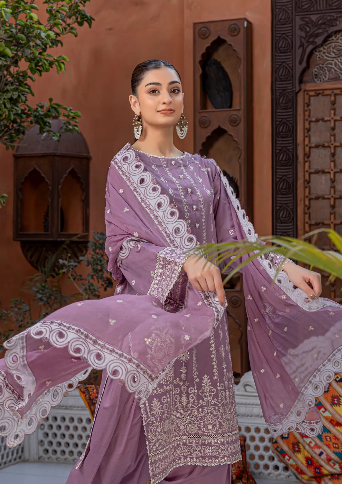 Waresha Lush Essence Lawn'26 LE-05 LAVENDER MIST