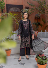 Waresha Lush Essence Lawn'26 LE-07 MIDNIGHT MAJESTY