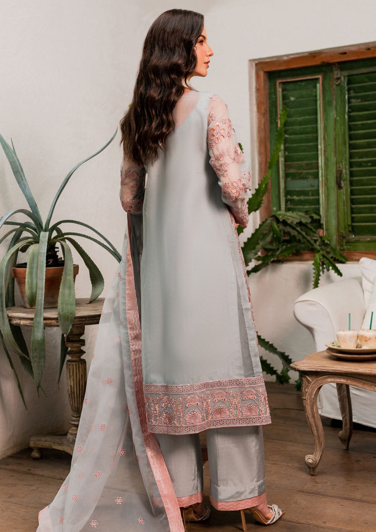 MNM Sorina Luxury Formal'23 Dawn Blue (MW-510) - Mohsin Saeed Fabrics