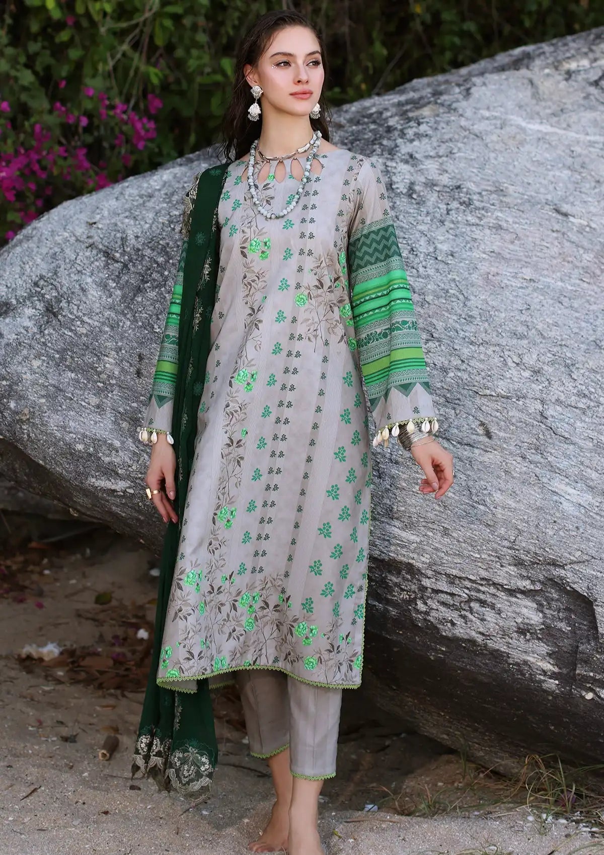 Charizma Print Melody Lawn'24 Vol-04 PM4-26 - Mohsin Saeed Fabrics