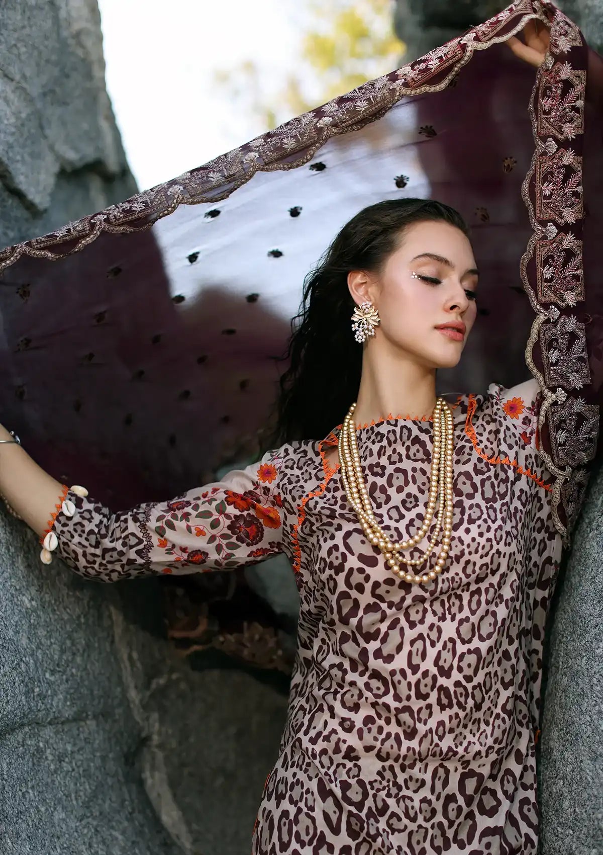 Charizma Print Melody Lawn'24 Vol-04 PM4-31 - Mohsin Saeed Fabrics