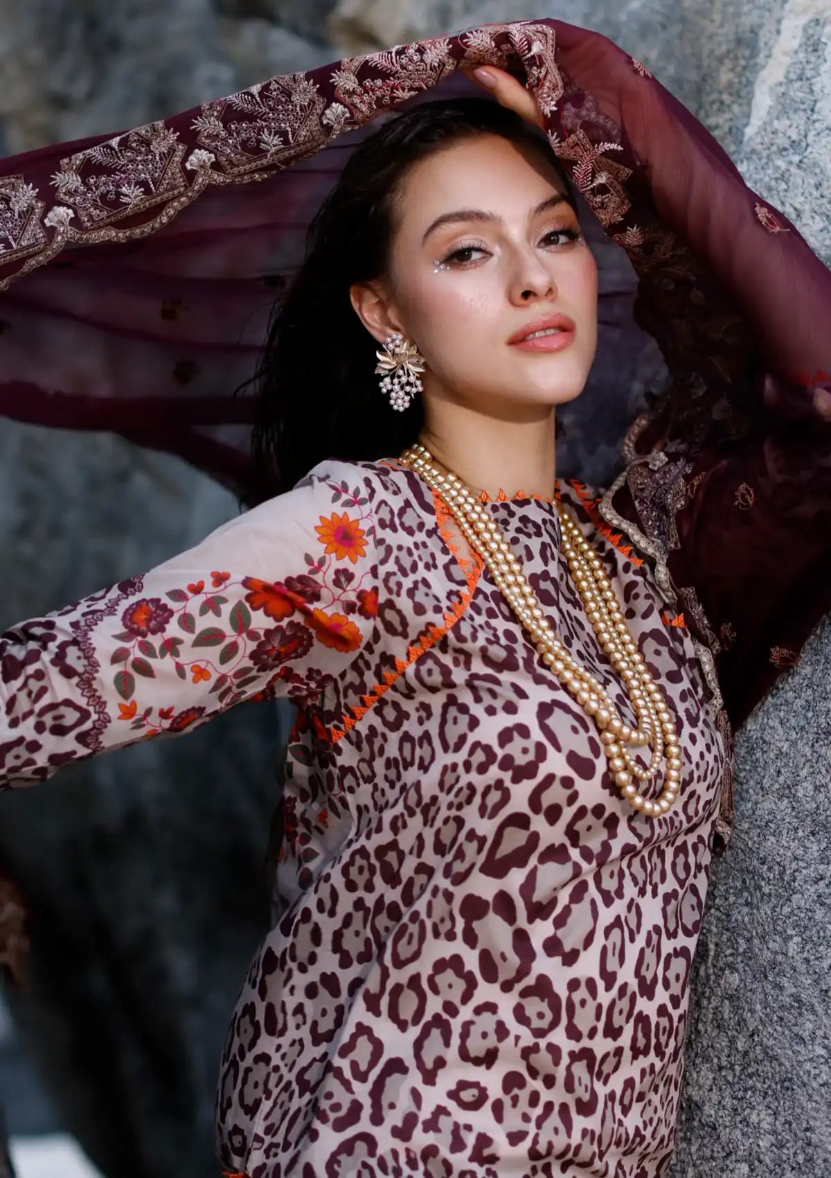Charizma Print Melody Lawn'24 Vol-04 PM4-31 - Mohsin Saeed Fabrics