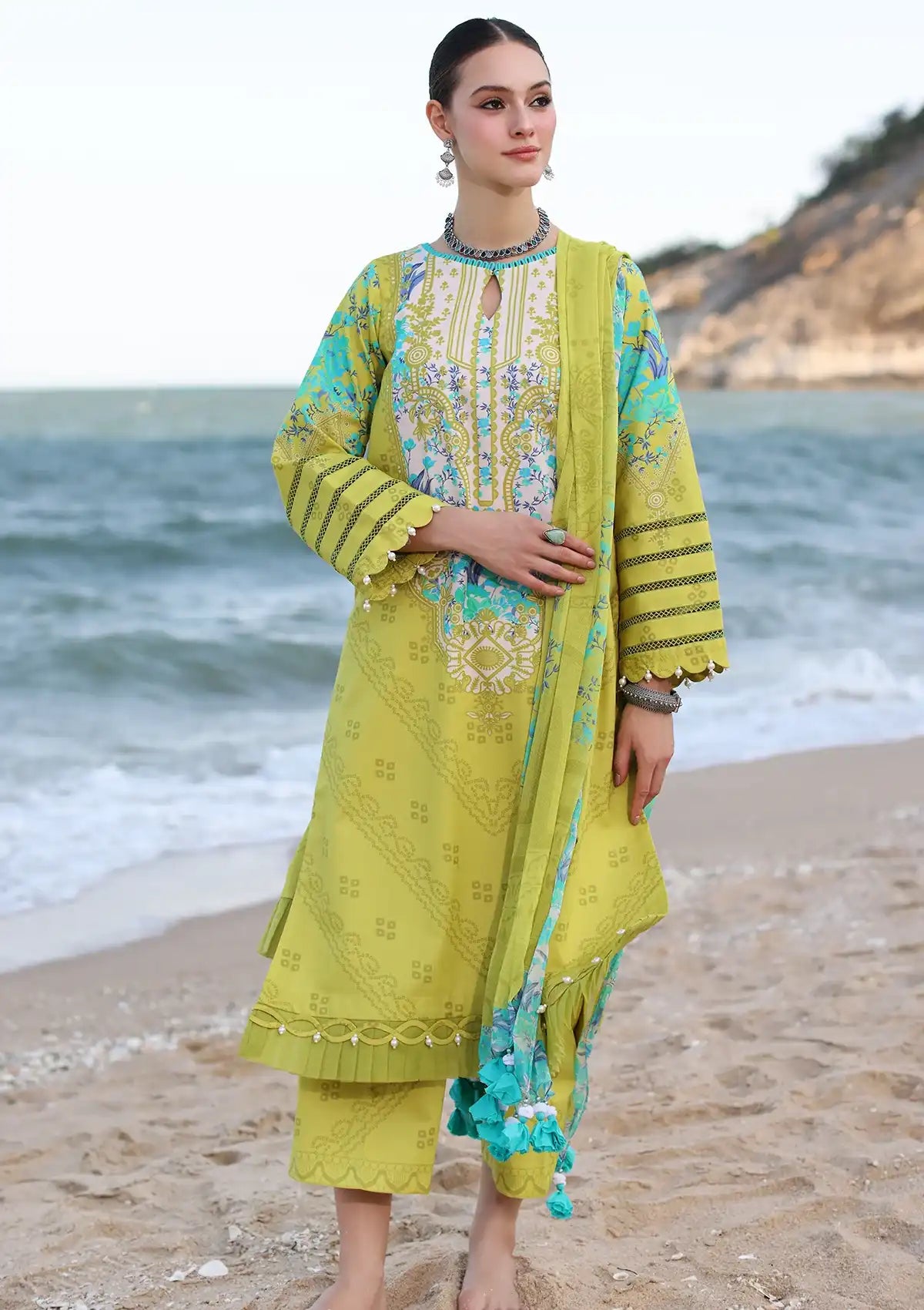 Charizma C-Print Printed Lawn'24 Vol-06 CP4-48 - Mohsin Saeed Fabrics
