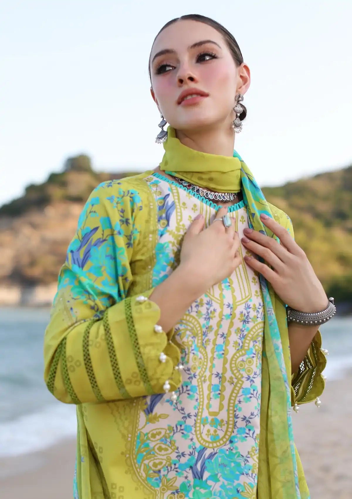 Charizma C-Print Printed Lawn'24 Vol-06 CP4-48 - Mohsin Saeed Fabrics