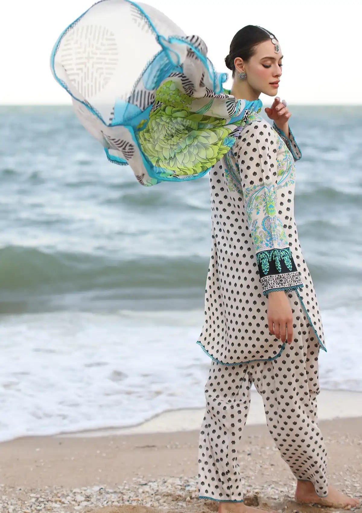 Charizma C-Print Printed Lawn'24 Vol-06 CP4-50 - Mohsin Saeed Fabrics