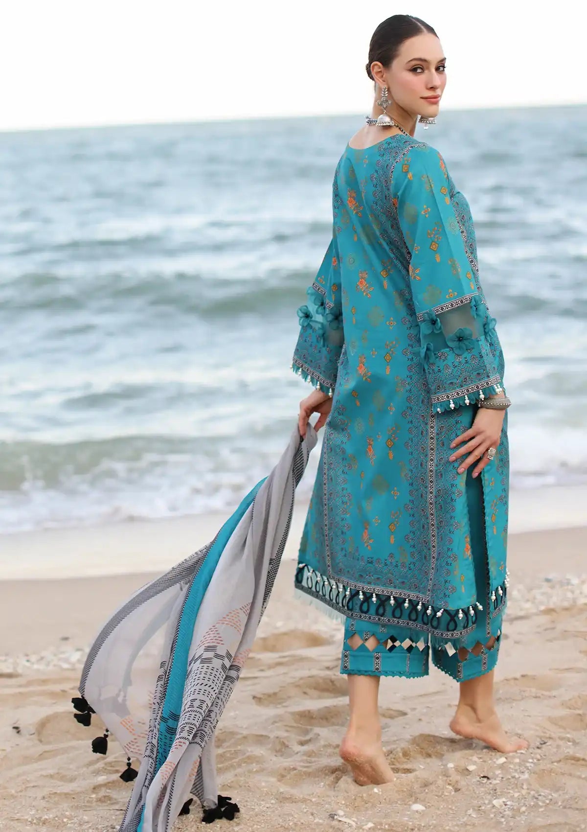 Charizma C-Print Printed Lawn'24 Vol-06 CP4-51 - Mohsin Saeed Fabrics