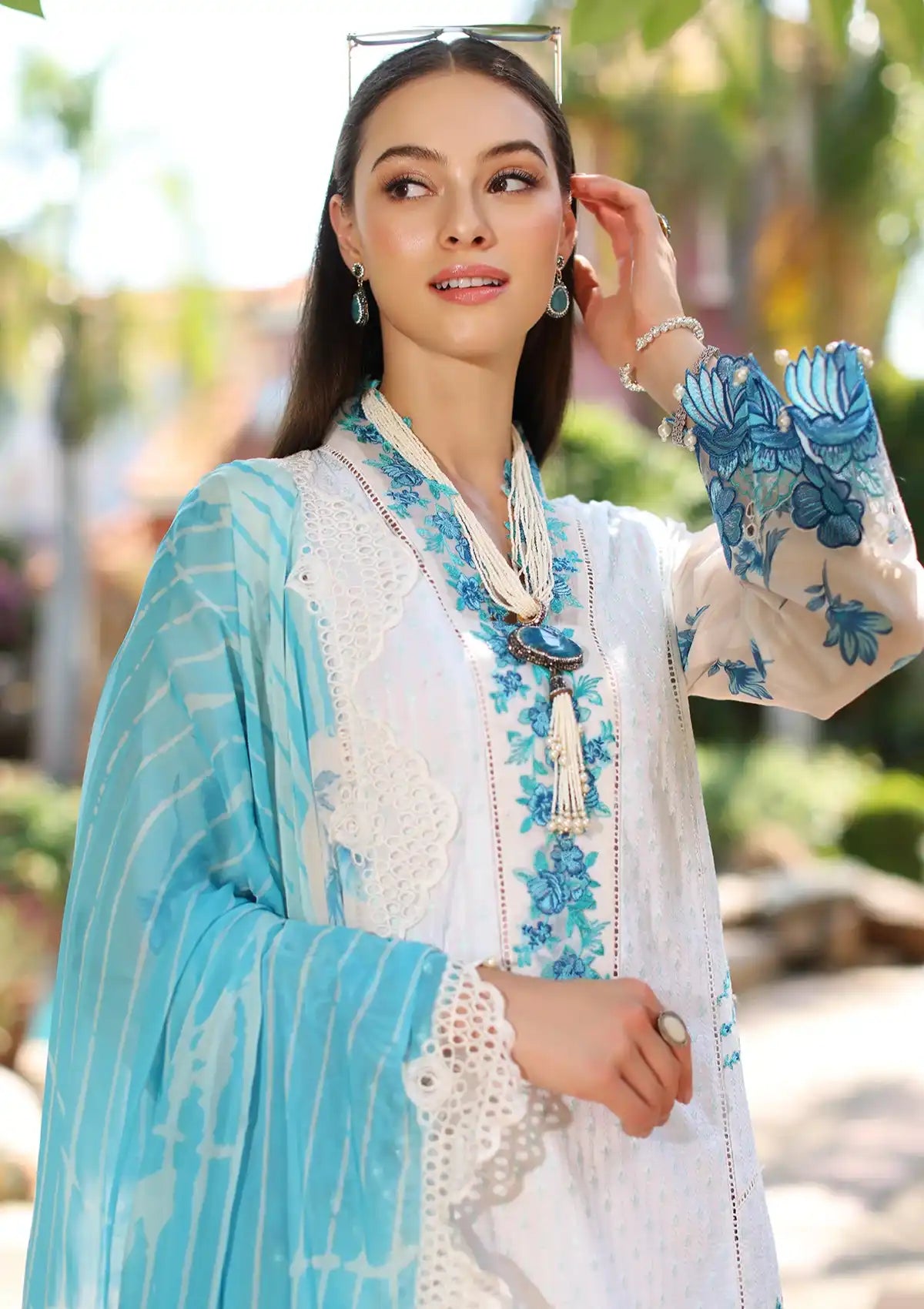 Charizma Reem Emb Lawn'24 Vol-02 CRS4-15 - Mohsin Saeed Fabrics