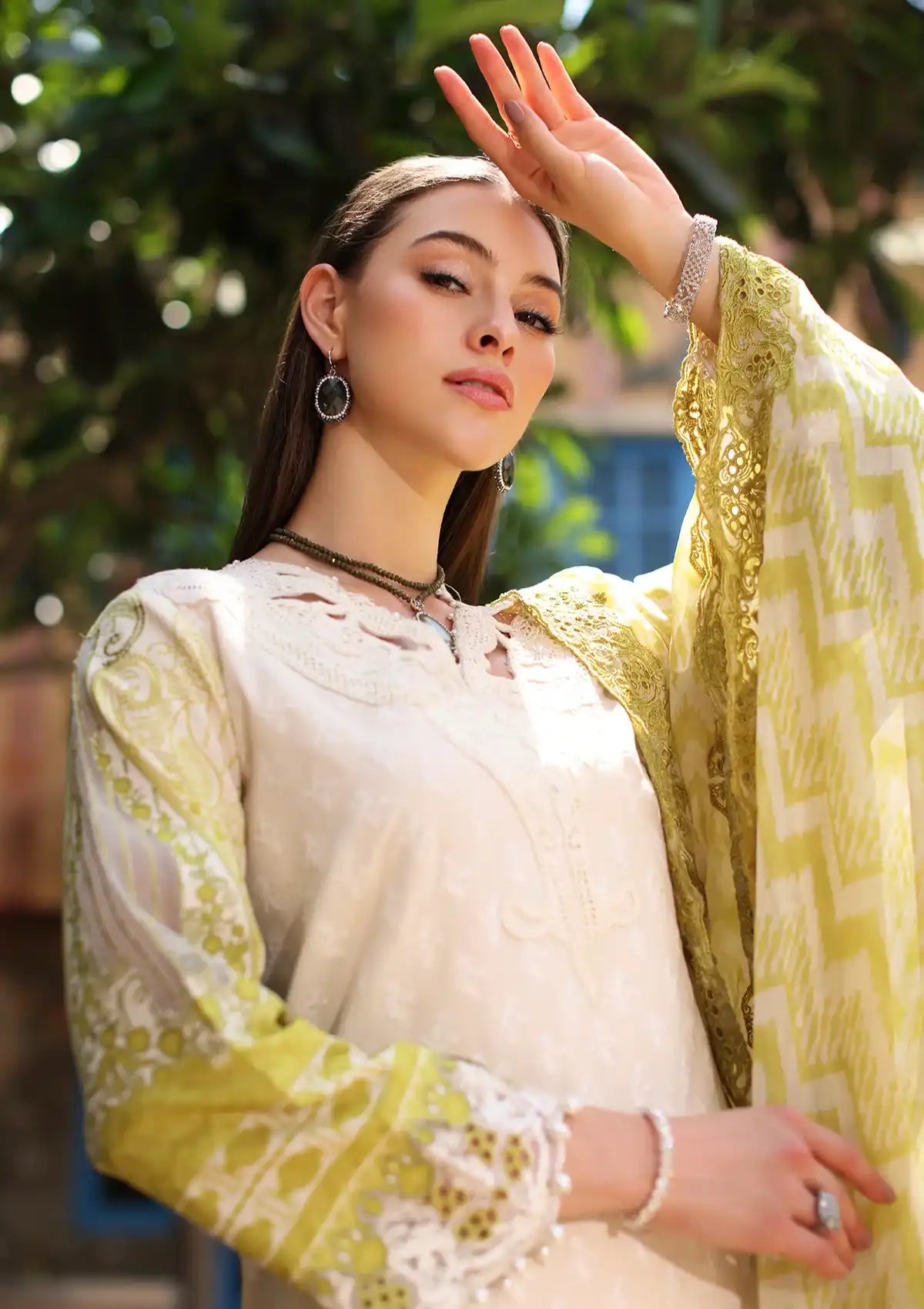 Charizma Reem Emb Lawn'24 Vol-02 CRS4-12 - Mohsin Saeed Fabrics