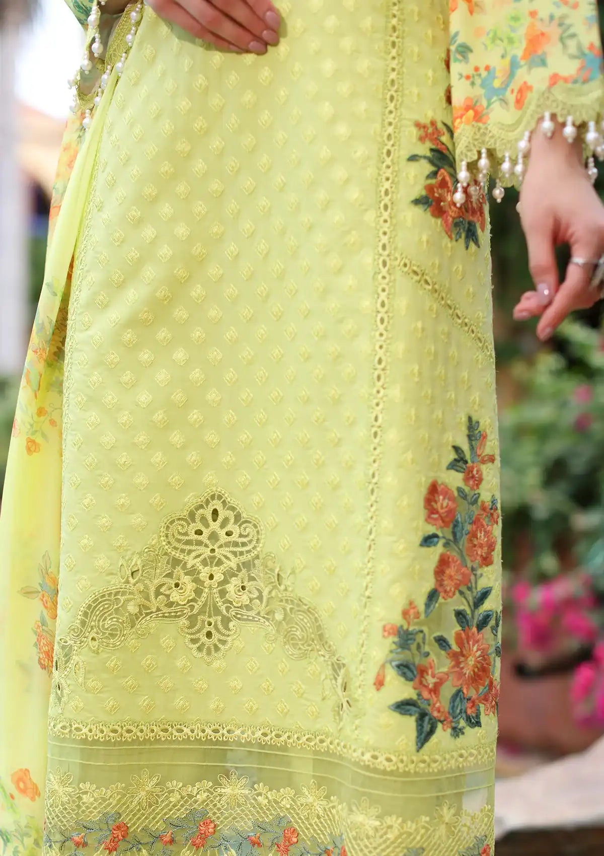 Charizma Reem Emb Lawn'24 Vol-02 CRS4-18 - Mohsin Saeed Fabrics